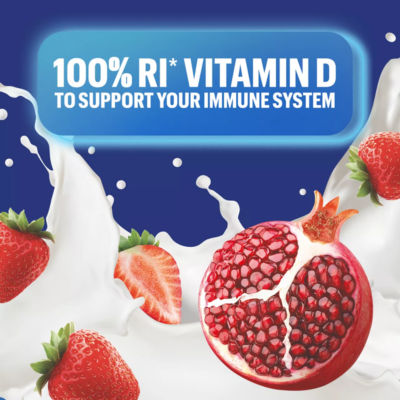 Actimel strawberry and pomegranate yogurt drink multipack 8x100g - British product