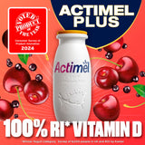 Actimel Plus Cherry Elderberry Yoghurt Shot 8 pack - British product
