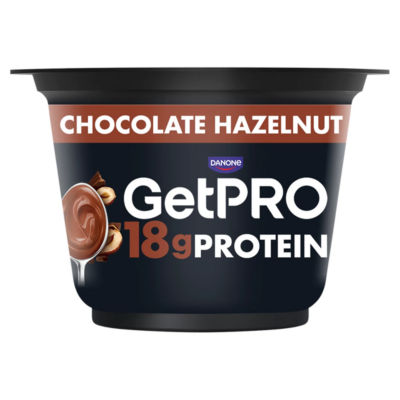 GetPro chocolate hazelnut flavour pudding 180g - British product
