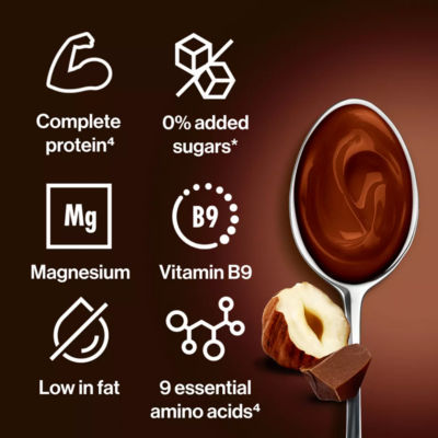 GetPro chocolate hazelnut flavour pudding 180g - British product