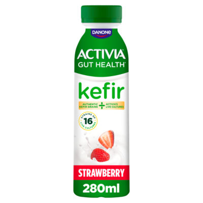 Activia Strawberry Flavour Kefir Drink Bottle 280g - British product
