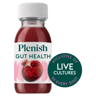 Plenish berry gut health shot 60ml, imported from the UK