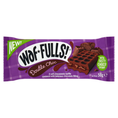 Waffulls Double Choc Waffle Bar 50g