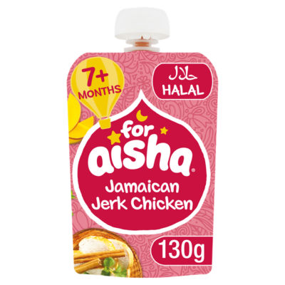 For Aisha Jerk Chicken baby meal 130g - British product
