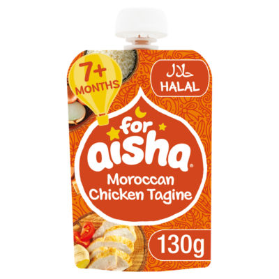For Aisha Moroccan Chicken Tagine baby food pouch 130g - British product