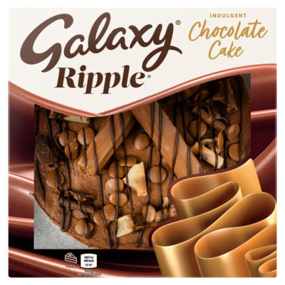 Galaxy Ripple Indulgent Chocolate Cake, UK version