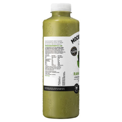 Mockingbird Raw Greens smoothie 750ml, imported from the UK