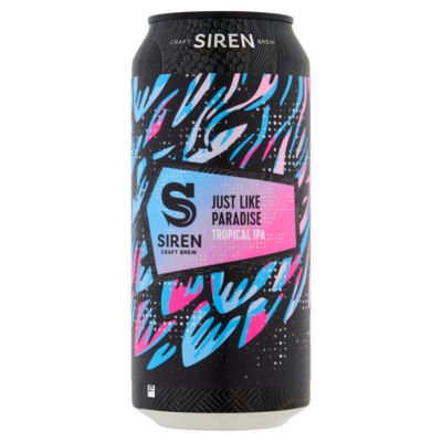 Siren Tropical IPA beer 440ml (British brand)