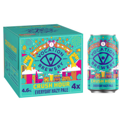 Vocation Crush Hour Everyday Hazy Pale Ale 4 x 330ml (British brand)
