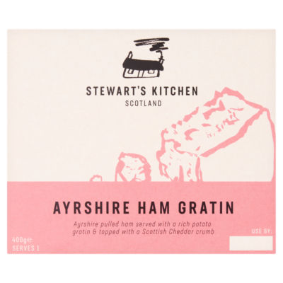 Stewart's Kitchen Ayrshire Ham Gratin 400g, UK version