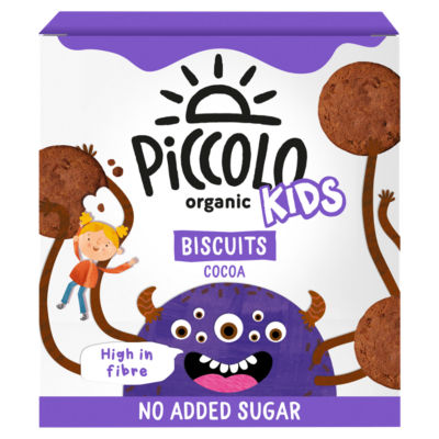Piccolo cocoa biscuits 100g, imported from the UK