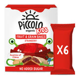 Piccolo organic strawberry bars 132g, imported from the UK