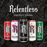 Relentless Origin energy drink 4 x 500ml, imported from the UK