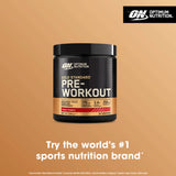Optimum Nutrition pre-workout powder fruit punch flavour 330g, imported from the UK