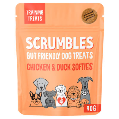 Scrumbles Chicken & Duck Softies Training Treats 90g