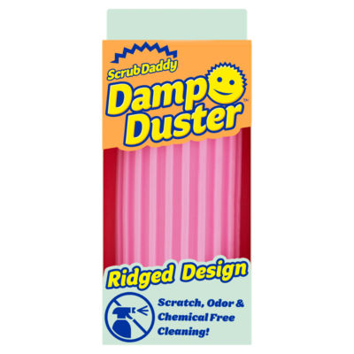 Scrub Daddy damp duster cleaning cloth (British brand)