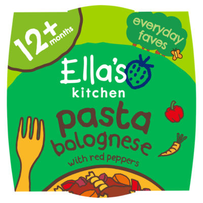 Ella's Kitchen pasta bolognese red peppers 200g - British product