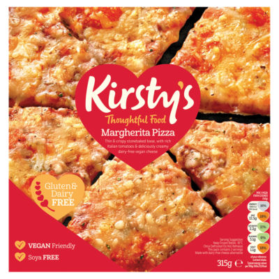 Kirsty's Margherita pizza 315g, UK version