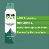 Rock Face antiperspirant deodorant spray 200ml, imported from the UK