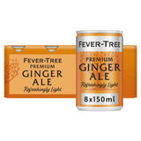 Fever-Tree Refreshingly Light Ginger Ale 8 x 150ml - British product