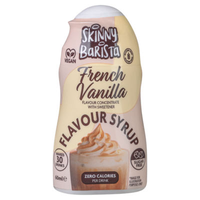 The Skinny Food Co shots barista french vanilla 60ml, UK version