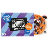 Griddle Bakery 6 blueberry toaster waffles 200g frozen pack, UK version