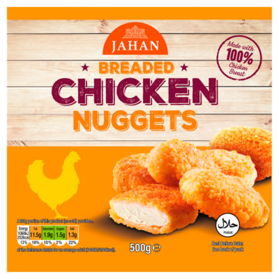 Jahan Breaded Chicken Nuggets Poultry 500g