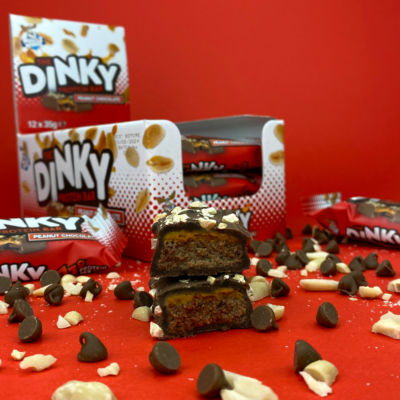 The Dinky Protein Bar peanut chocolate protein bar 35g (British brand)
