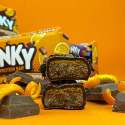 Muscle Moose Dinky Protein Bar Chocolate Orange 35g , imported from the UK