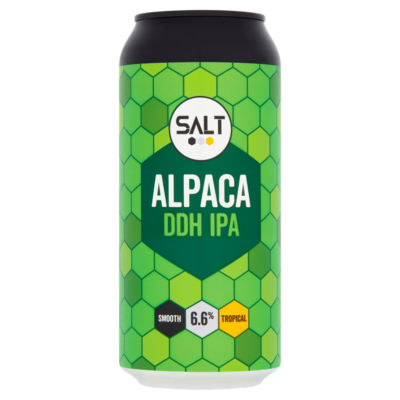 Salt Alpaca DDH IPA craft beer 440ml (British brand)
