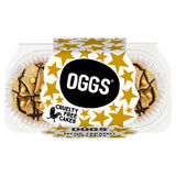 Oggs Caramel Cupcakes Hand-Finished Vanilla Cake 2pk, imported from the UK