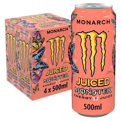Monster Monarch Energy Drink 4 x 500ml