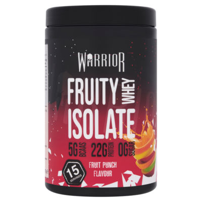 Warrior Fruity Whey Isolate Fruit Punch Flavour Whey Protein Powder 375g