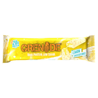 Grenade lemon cheesecake flavour protein bar 60g, UK version
