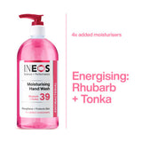 INEOS Rhubarb + Tonka hand wash 500ml, imported from the UK