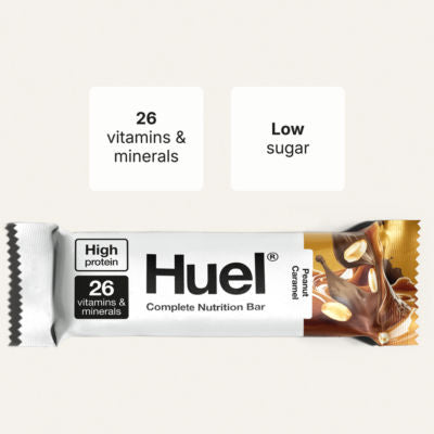 Huel Complete Nutrition Bar Peanut Caramel 51g, UK version
