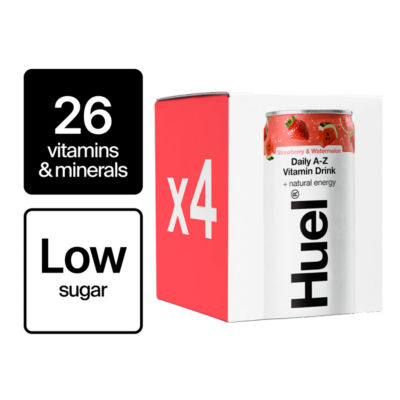 Huel Watermelon Daily A-Z Vitamins Vitamin Drink 4 x 330ml