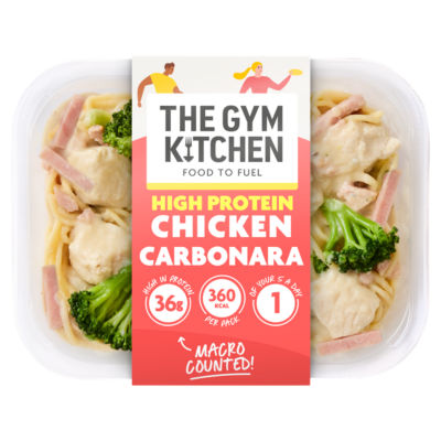 The Gym Kitchen Chicken Carbonara Ready Meal 400g