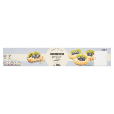 ASDA ready rolled shortcrust pastry 320g - British product