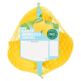 ASDA 3 large unwaxed lemons fresh citrus fruit - British product