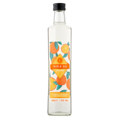 ASDA Triple Sec orange flavour liqueur 50cl - British product