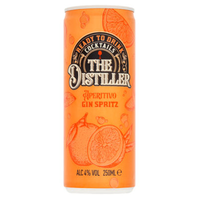 The Distiller bitter orange aperitivo spritz 250ml (British brand)
