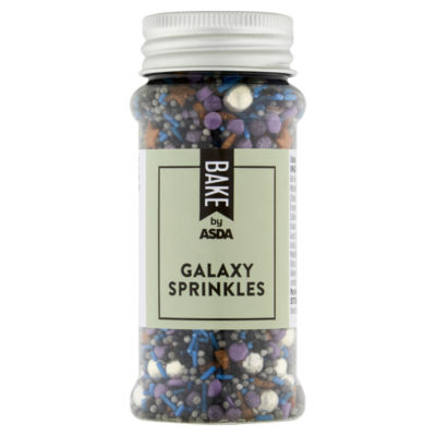 BAKE by ASDA Galaxy sprinkles 70g, UK version
