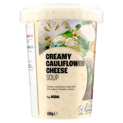 ASDA creamy cauliflower cheese soup 600g - British product