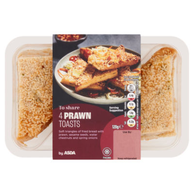 ASDA to Share prawn toast triangles 120g - British product