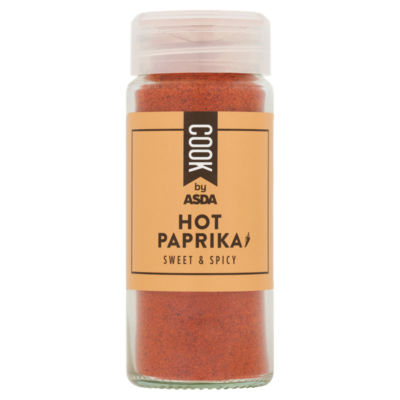 ASDA Cook Hot Paprika 50g - British product