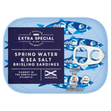 ASDA brisling sardines spring water sea salt 105g - British product
