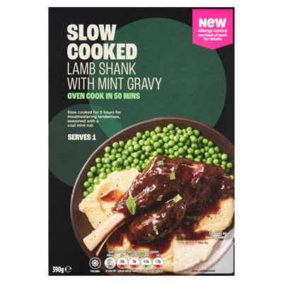 ASDA Lamb Shank with Mint Gravy 390g - British product