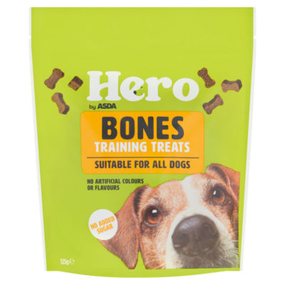 Asda Hero Bones training dog treats 125g - British product