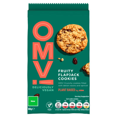 OMV! Fruity Vegan Flapjack Cookies 180g